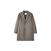 Men's Loose Fit Sheep Wool Coat